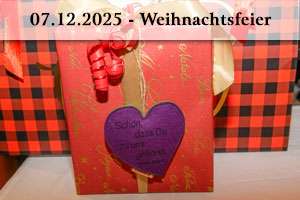 Weihnachtsfeier am 07.12.2025